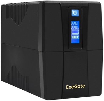 Источник бесперебойного питания ExeGate Power Smart ULB-850.LCD.AVR.2SH.RJ.USB EP285478RUS