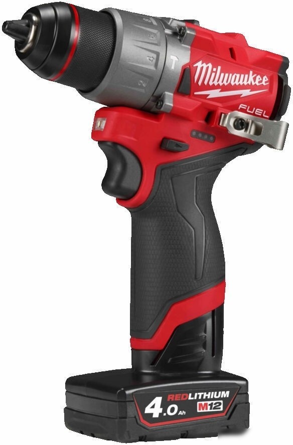 Ударная дрель-шуруповерт Milwaukee M12 FUEL M12FPD2-402X 4933479869 (с 2-мя АКБ 4 Ач, кейс)