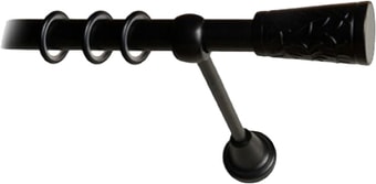 Lm Decor Византия combi (черный, гладкая, 1.8м 25мм, 1 ряд)
