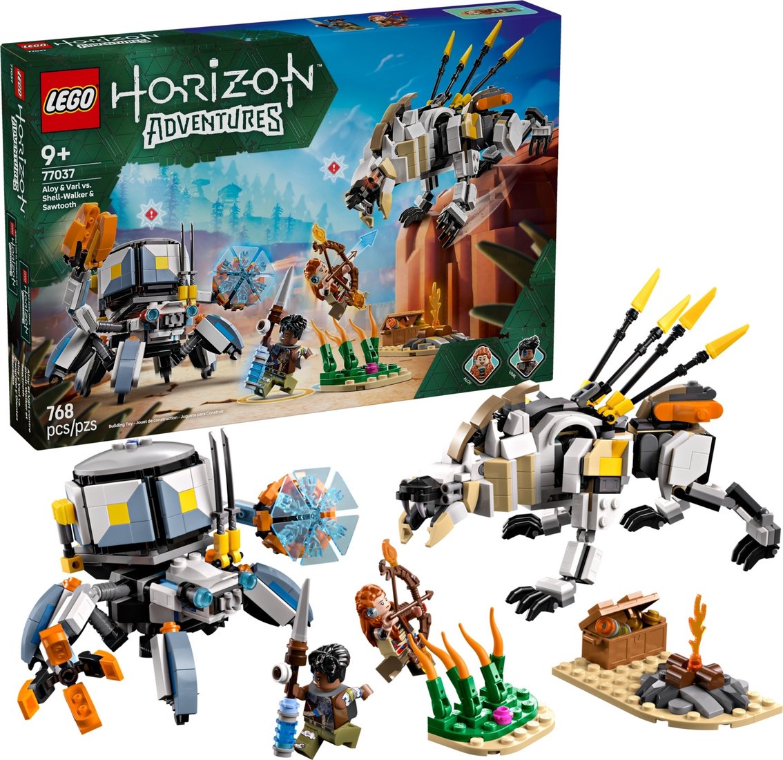Конструктор LEGO Other 77037 Элой и Варл против Шелл-Уокера и Савтуза
