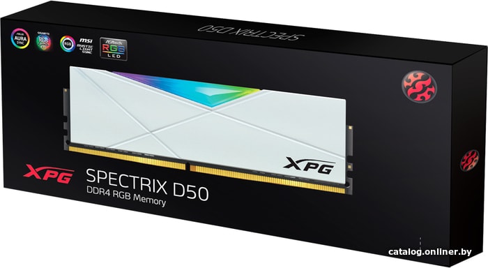 Оперативная память A-Data XPG Spectrix D50 RGB 16GB DDR4 PC4-25600 AX4U320016G16A-SW50