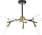 Подвесная люстра Mirastyle SL-21010/9 BK+BRASS+WG