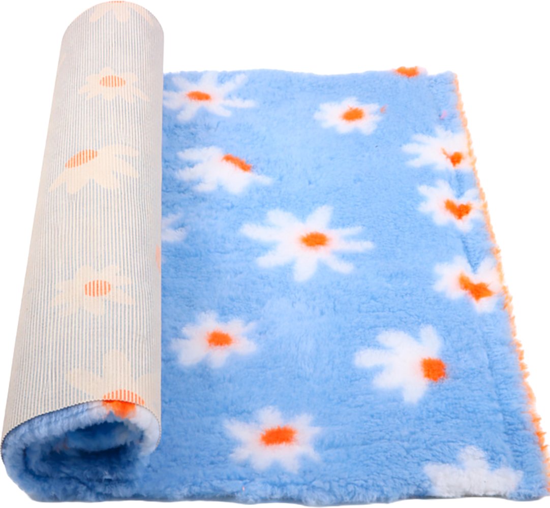 Коврик (подстилка) Profleece Ромашки PF099705 (голубой/белый/оранжевый)