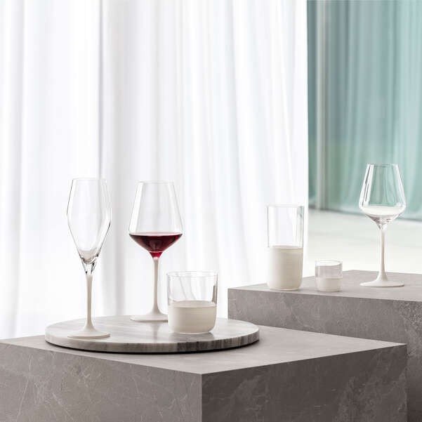 Набор бокалов для воды и напитков Villeroy & Boch Manufacture Rock Blanc 11-3799-8260 (4шт)