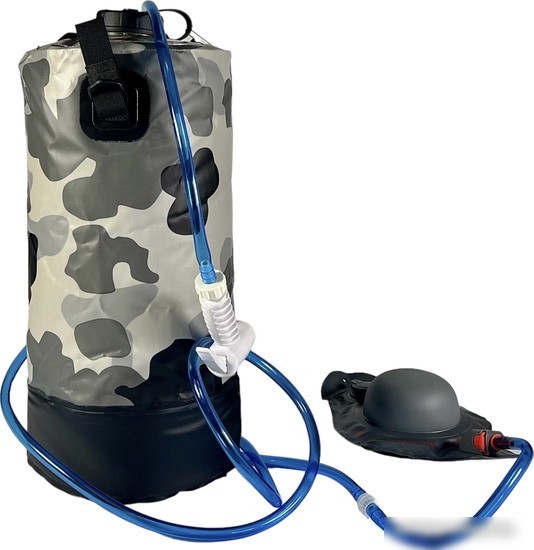 Душ походный AfishTour 10L Camp Shower Bag PVC 500D 516157 (серый)