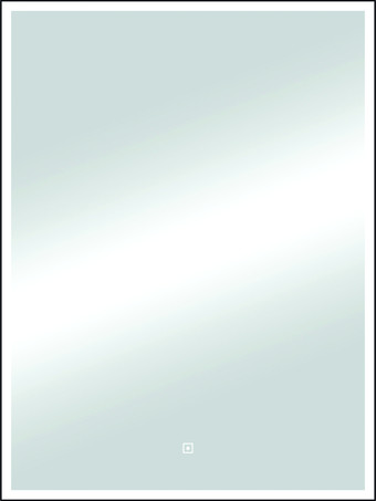 Континент Зеркало Life Led Black 50x70