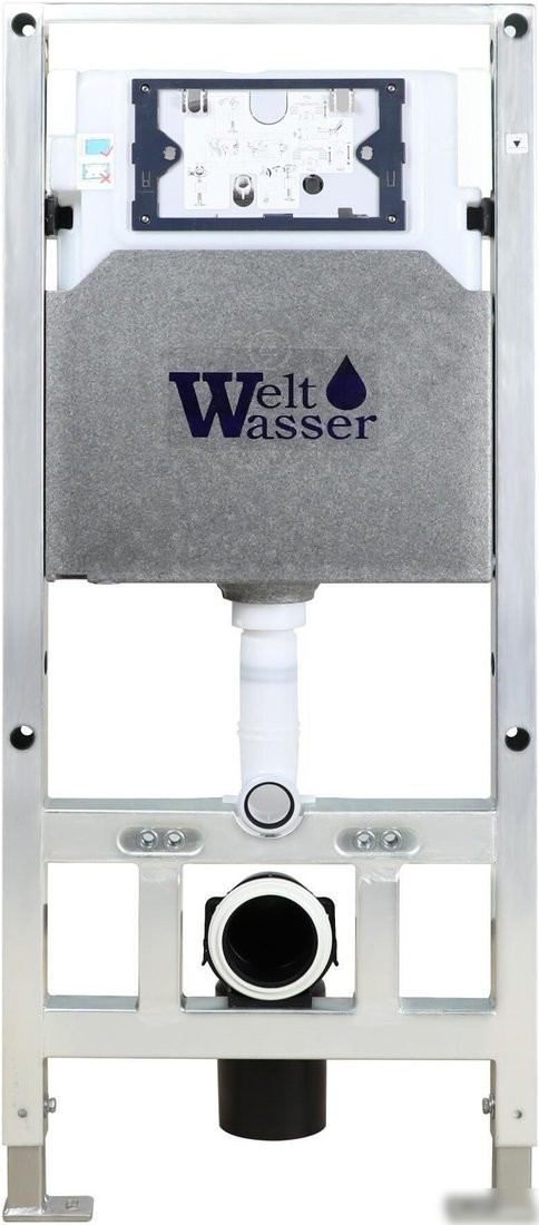 Унитаз подвесной WeltWasser Amberg 506 ST + Nesenbach 004 GL-WT + Amberg RD-BL