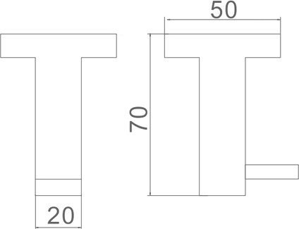 Крючок для ванны Ledeme L71705B-1
