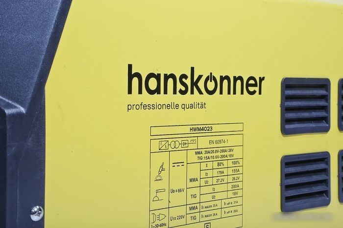 Сварочный инвертор Hanskonner HWM4023