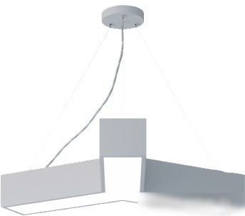 Подвесная люстра ЭРА Geometria Igrek SPO-141-W-40K-028 Б0058884
