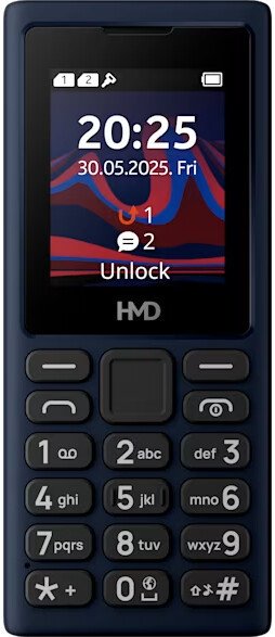 Кнопочный телефон HMD 101 4G (2025) Dual SIM TA-1735 (темно-синий)