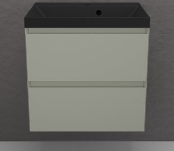 Symbolite Тумба под умывальник Манхэттен 60 Plus 2 ящика + Asti 60x45 (подвесная, олива/антрацит)