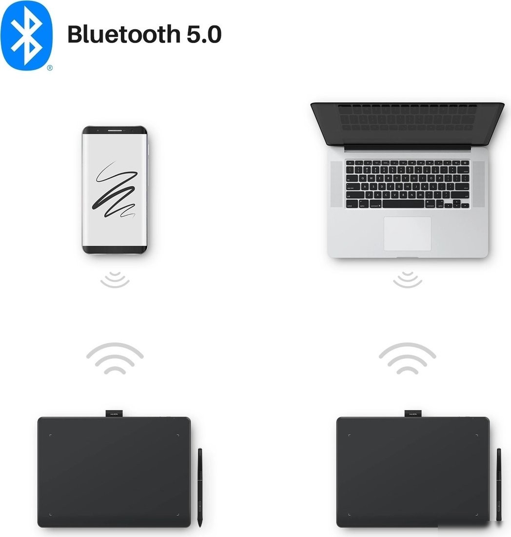 Графический планшет Huion Inspiroy Frego M L610 (черный)
