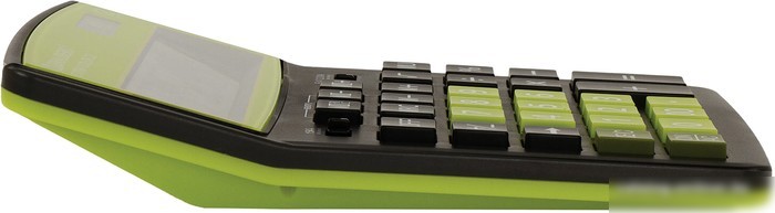Бухгалтерский калькулятор BRAUBERG Extra Color-12-BKLG 250477 (черный/салатовый)