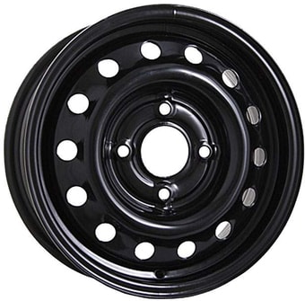 Штампованные диски Magnetto Wheels 16017 16x6.5" 4x100мм DIA 60.1мм ET 50мм Black
