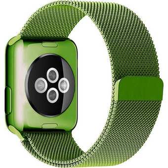 Браслет Rumi Milanese loop металлический для Apple Watch 38/40/41mm (зеленый)