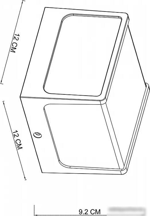 Уличный настенный светильник Arte Lamp Lancia A6418AL-1BK