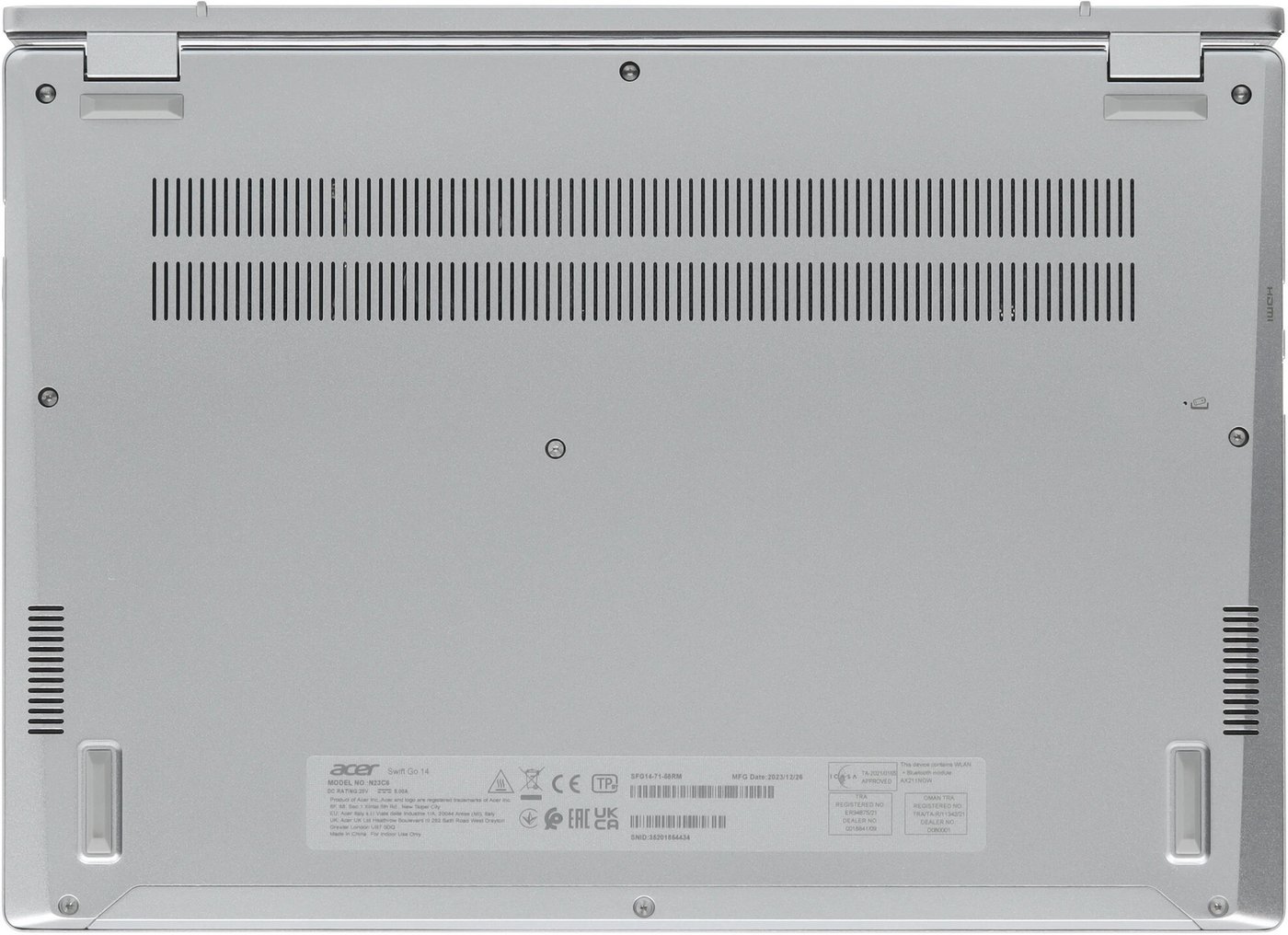 Ноутбук Acer Swift Go 14 SFG14-71 NX.KY7ER.001