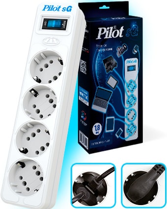 Сетевой фильтр ZIS Pilot sG 7 м