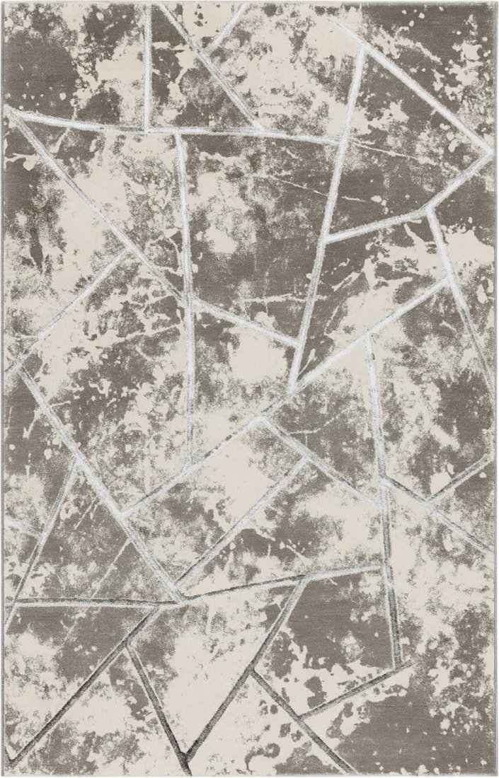 Ковер для жилой комнаты Radjab Carpet Амальфи Прямоугольник 01518B (2x2.9, C.Grey/Antrasit)