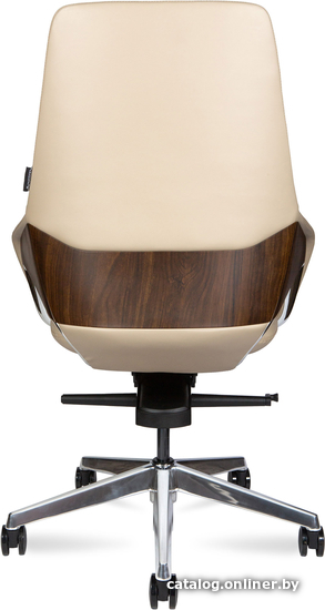 Кресло Norden Шопен LB FK 0005-B Beige Leather (кожа бежевая/алюминий)