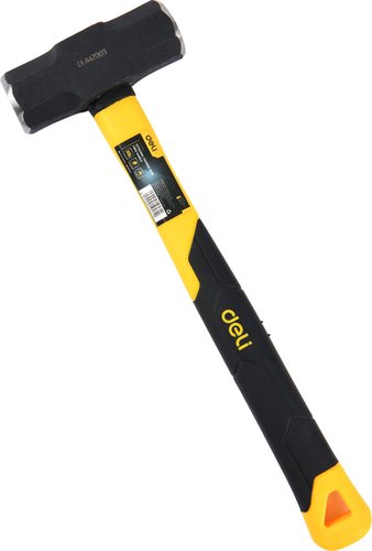 Кувалда Deli YS EDL447003 (1.5кг, фибергласовая рукоятка, восьмигранный боек)