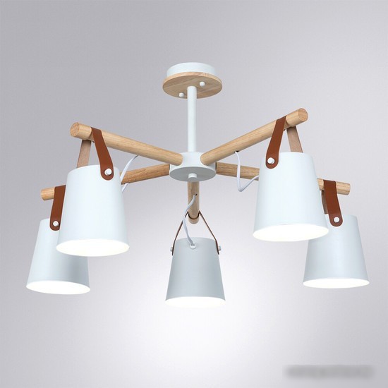 Люстра средней высоты Arte Lamp Thomas A7032PL-5WH