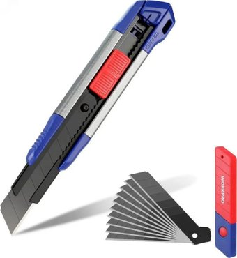 Нож строительный Workpro WP212022