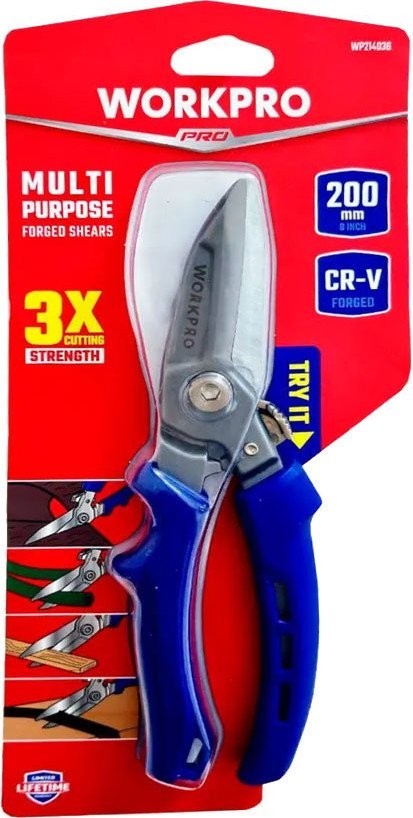 Ножницы по металлу Workpro WP214030