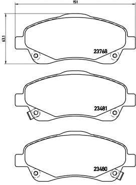 Brembo P83046