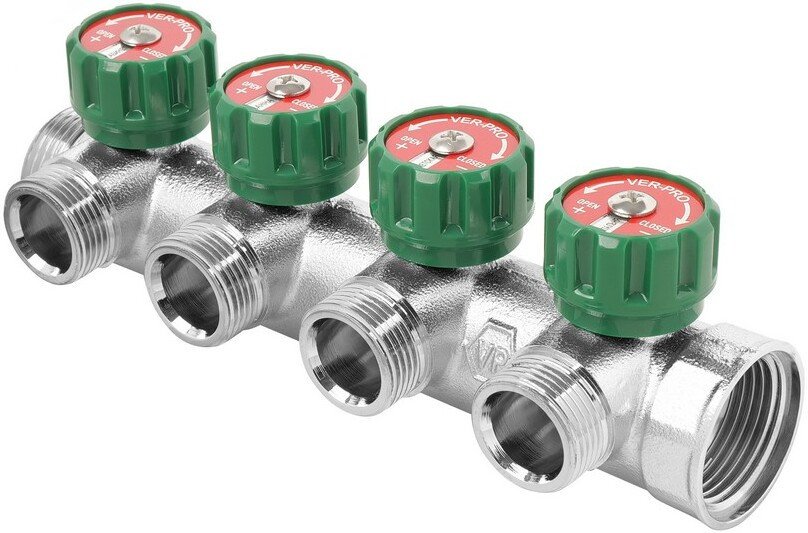 Запорная арматура Vieir Коллектор водоразборный VER440-4A