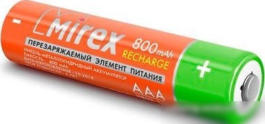 Аккумуляторы Mirex AAA 800mAh 4 шт HR03-08-E4