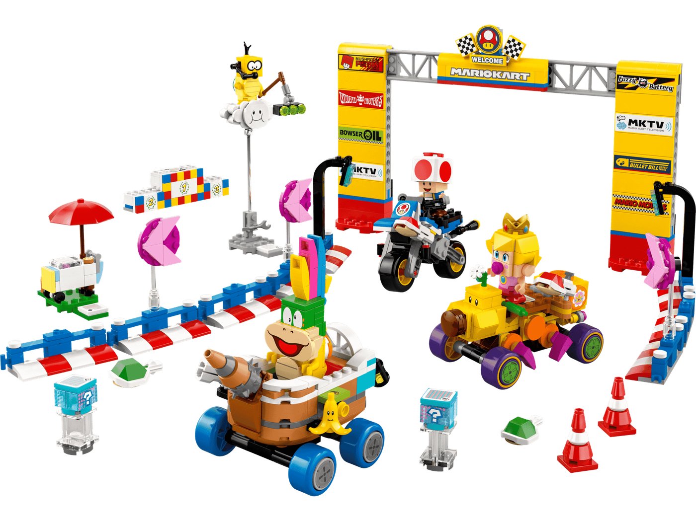 Конструктор LEGO Super Mario 72036 Марио Карт: Бейби Пич и Гранд-при