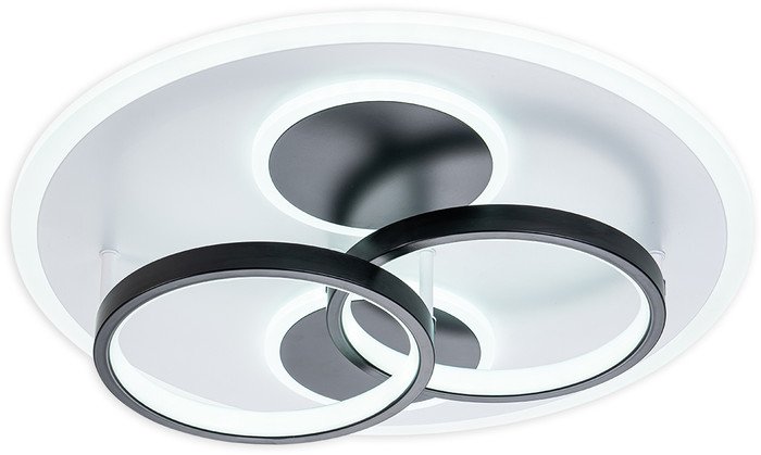 Припотолочная люстра Escada 10235/4LED Round (черный/белый)