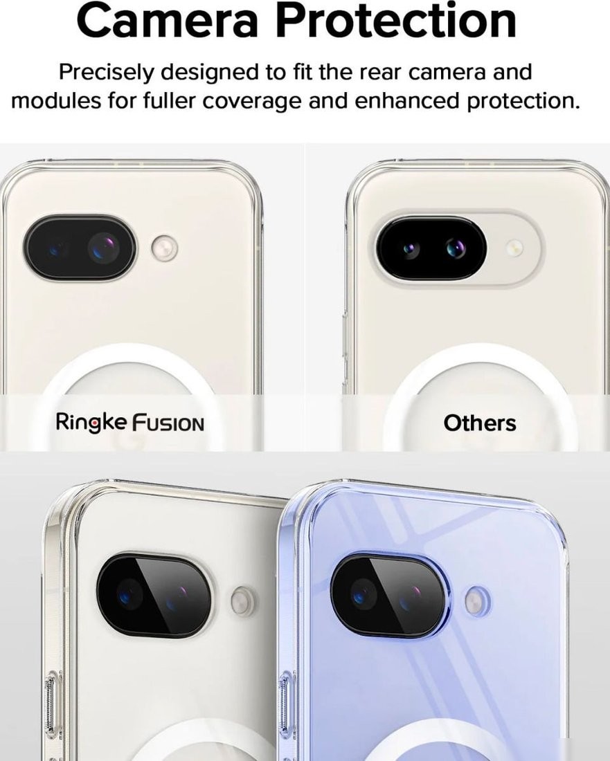 Чехол для телефона Ringke Fusion Magnetic для Pixel 9a Clear