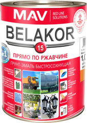 Грунт-эмаль MAV Belakor-15 Ral 2008 1 л (оранжевый матовый)
