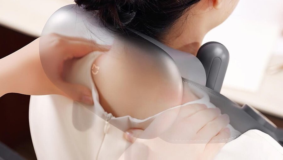 Массажер для шеи и плеч Xiaomi Mijia Smart Shoulder and Neck Massager BHR9743CN (серый)