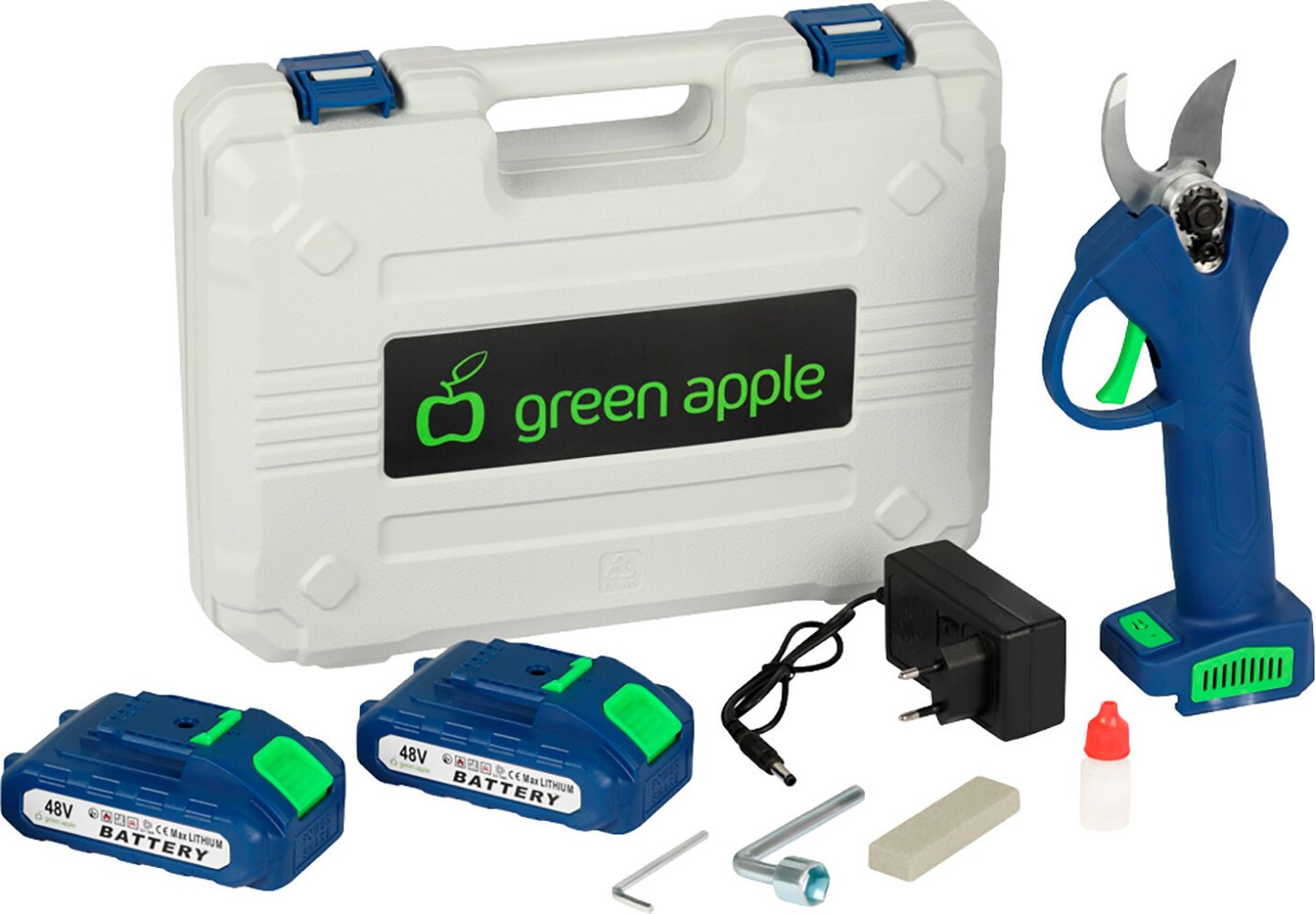 Секатор Green Apple GA-ES25 (с 2-мя АКБ, кейс)