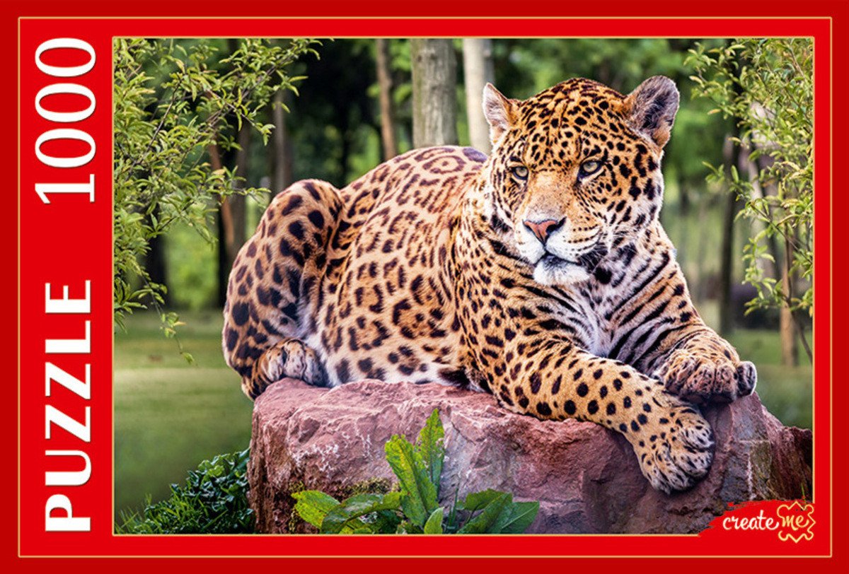 Пазл Рыжий кот Леопард на камне ГИП1000-2019 (1000 эл) Пазл Рыжий кот Леопард на камне ГИП1000-2019 (1000 эл)