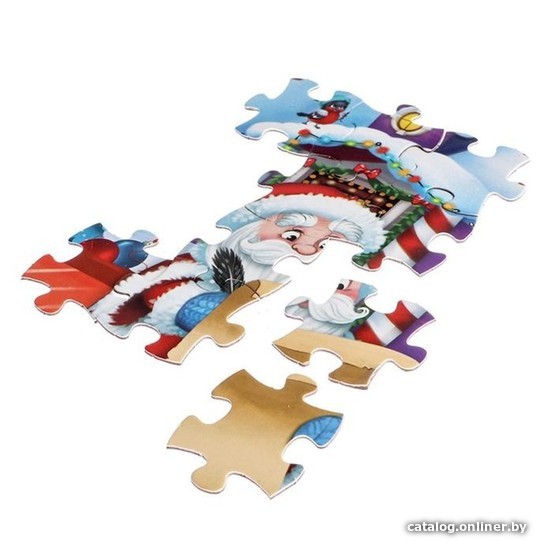 Пазл Puzzle Time Домик Дедушки Мороза 4868655 (54 эл)