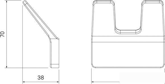 Крючок для ванны IDDIS Slide SLIBS20i41