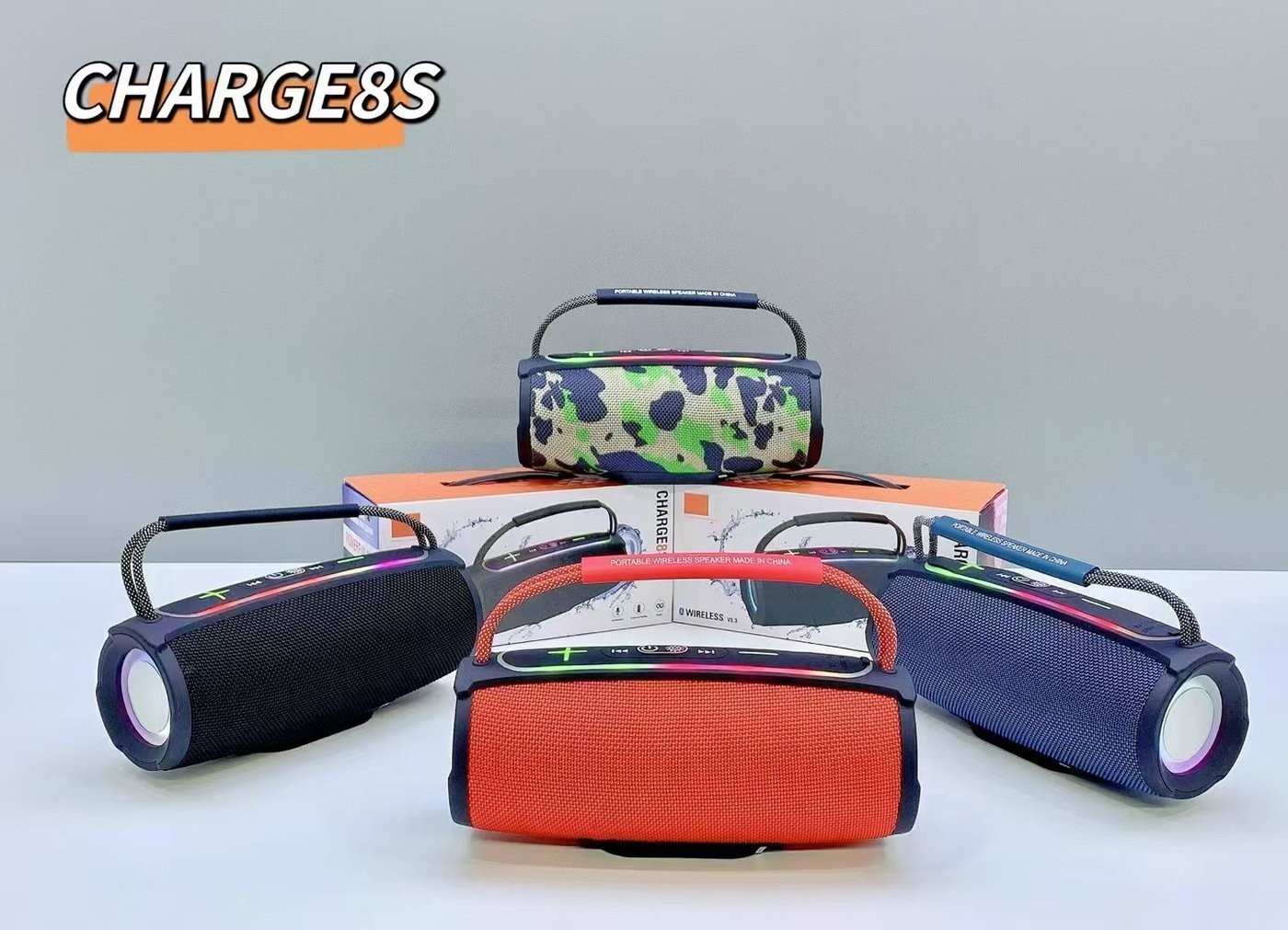 Беспроводная колонка Bseng CHARGE8S (черный)