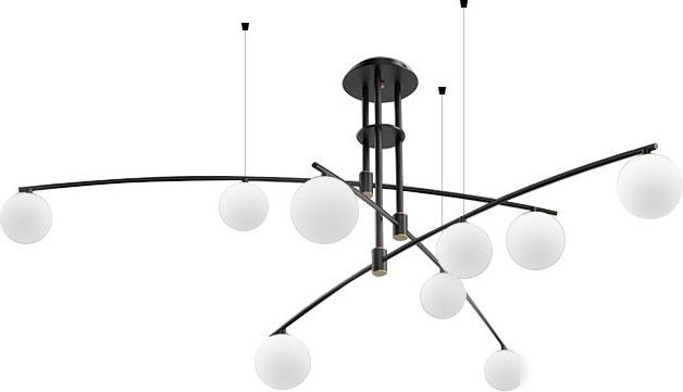 Подвесная люстра DeLight Collection 8119P/9 (black)