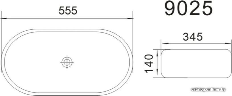 Умывальник Axus 55.5 9025