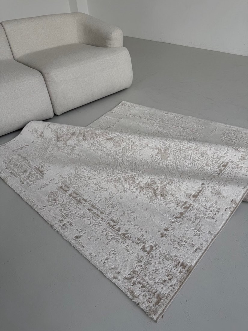 Ковер для жилой комнаты LAXMI Comfort 454 прямоугольник (1.6x3, Cream/Cream)