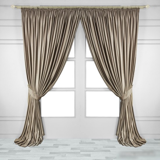Штора Mio Tesoro Velvet 1.5x2.5 м (капучино)