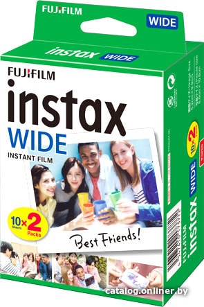 Картридж для моментальной фотографии Fujifilm Instax Wide (20 шт.)