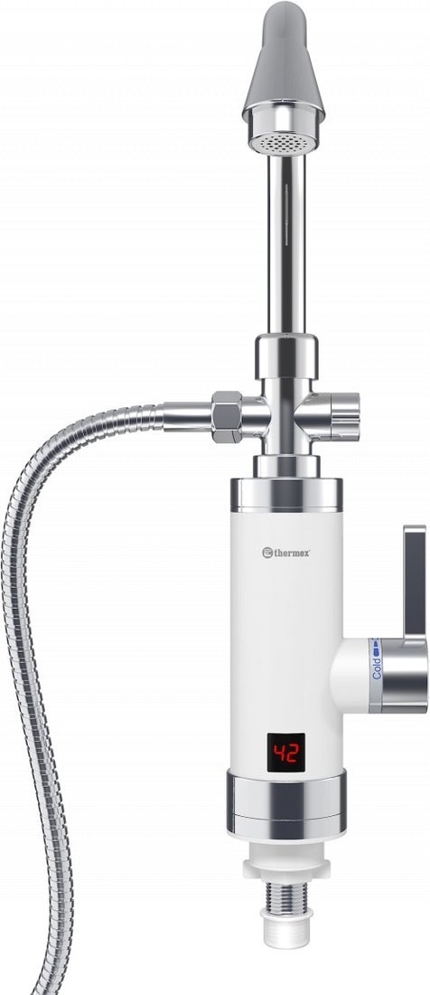 Проточный электрический водонагреватель кран+душ Thermex Focus 3000