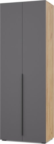 Шкаф распашной Modern Харди Х21 (золотистый дуб/графит)