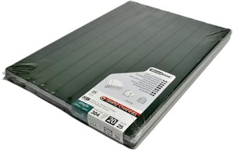 Металлический канал для переплета OPUS O.Simple Channel 304x20 мм OSC20ZIE30425 (25 шт, зеленый)